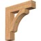 Ekena Millwork Legacy Block Smooth Bracket, Western Red Cedar, 5 1/2"W x 28"D x 28"H BKT06X28X28LEC05SWR - alternate 1
